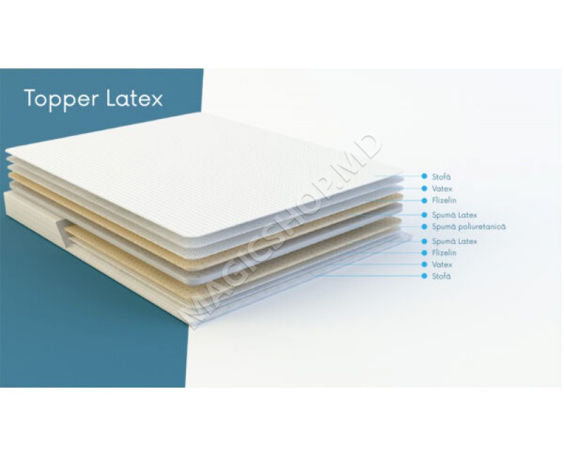 Topper Salt Confort Latex 90x200